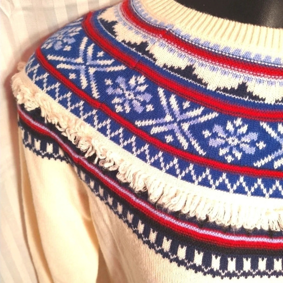 Talbot's Snowflake Sweater EUC ❤️ - Picture 4 of 9